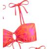 imageSOLY HUX Womens Floral Print Tie Front String Bikini Bathing Suit 2 Piece SwimsuitsMulticoloured Floral Printed