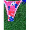 imageSOLY HUX Womens Floral Print Tie Front String Bikini Bathing Suit 2 Piece SwimsuitsRoyal Blue Floral