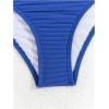 imageSOLY HUX Womens Tankini Set Ruffle Hem High Waisted Bikini Bathing Suits Two Piece SwimsuitPlain Royal Blue