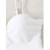 imageSOLY HUX Womens Tankini Set Ruffle Hem High Waisted Bikini Bathing Suits Two Piece SwimsuitPure White