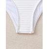 imageSOLY HUX Womens Tankini Set Ruffle Hem High Waisted Bikini Bathing Suits Two Piece SwimsuitPure White