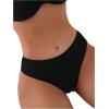 imageSOLY HUX Bikini Bottoms for Women Full Coverage Swimsuit Bottom Mid Waisted Swim BriefsSolid Black