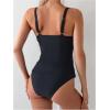 imageSOLY HUX Tankini Swimsuits for Women High Waisted Tummy Control Bathing Suits SwimwearSolid Black
