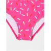 imageSOLY HUX Toddler Girls Cute Swimsuit Ruffle Hem Bikini Tankini Set Two Piece Bathing SuitsMulticoloured Donut Print