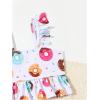 imageSOLY HUX Toddler Girls Cute Swimsuit Ruffle Hem Bikini Tankini Set Two Piece Bathing SuitsMulticoloured Donut Print