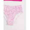 imageSOLY HUX Womens Floral Print Bikini Set Bathing Suits 2 Piece SwimsuitHotpink Dalmatian Print