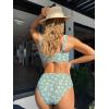 imageSOLY HUX Womens Floral Print Bikini Set Bathing Suits 2 Piece SwimsuitMulti Ditsy Floral