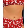 imageSOLY HUX Womens Floral Print Bikini Set Bathing Suits 2 Piece SwimsuitRed Floral