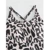 imageSOLY HUX Womens Tankini Swimsuits Leopard Print Halter Swim Tops and Shorts Two Piece Bathing SuitMulticoloured Printed