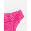 imageSOLY HUX Womens Twist Bikini Bottom Beachwear Swimsuit BottomsPlain Hotpink