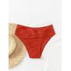 imageSOLY HUX Womens Twist Bikini Bottom Beachwear Swimsuit BottomsPlain Red