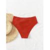 imageSOLY HUX Womens Twist Bikini Bottom Beachwear Swimsuit BottomsPlain Red