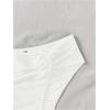 imageSOLY HUX Womens Twist Bikini Bottom Beachwear Swimsuit BottomsPlain White
