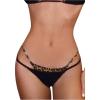 imageSOLY HUX Womens Leopard Print Bikini Bottoms Cut Out Thong Swim Bottom SwimsuitMulticoloured Leopard