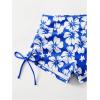 imageSOLY HUX Tankini Swimsuits for Women Halter Tops and Floral Print Shorts Bathing Suits Two Piece SwimsuitRoyal Blue Floral
