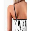 imageSOLY HUX Womens Tankini Set Tie Dye Tops and Shorts Bikini Bathing Suits Two Piece SwimsuitBlack and White Print