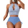 Light Blue Striped