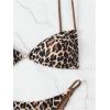 imageSOLY HUX Bathing Suit for Women Leopard Print Bikini Sets Two Piece SwimsuitMulticoloured Leopard