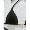imageSOLY HUX Womens Halter Triangle Bathing Suit String Bikini Set Tie Side Two Piece SwimsuitSolid Black Velvet