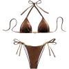 Solid Brown Velvet