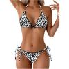 Black and White Zebra Striped