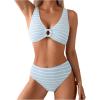 Blue and White Striped