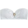 imageSOLY HUX Womens Bandeau Bikini Top Strapless Swimsuit O Ring Bathing Suit Tube TopSolid White