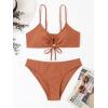 imageSOLY HUX Womens Spaghetti Strap Bikini Set Bathing Suit 2 Piece SwimsuitsBrown