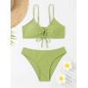 imageSOLY HUX Womens Spaghetti Strap Bikini Set Bathing Suit 2 Piece SwimsuitsLime Green