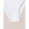 imageSOLY HUX Womens Spaghetti Strap Bikini Set Bathing Suit 2 Piece SwimsuitsPure White