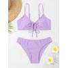 imageSOLY HUX Womens Spaghetti Strap Bikini Set Bathing Suit 2 Piece SwimsuitsPurple