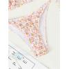 imageSOLY HUX Womens Swimsuits High Waisted Bikini Sets 2 Piece Sexy String Triangle Bathing SuitLight Pink Floral