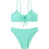 imageSOLY HUX Womens Spaghetti Strap Bikini Set Bathing Suit 2 Piece SwimsuitsMint Blue