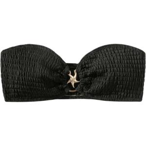 imageSOLY HUX Womens Bandeau Bikini Top Strapless Swimsuit O Ring Bathing Suit Tube TopPlain Black