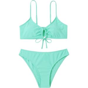 imageSOLY HUX Womens Spaghetti Strap Bikini Set Bathing Suit 2 Piece SwimsuitsMint Blue