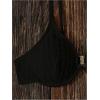 imageSOLY HUX Bikini Sets for Women Underwire Bikini Textured Bathing Suits Two Piece SwimsuitSolid Black