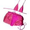 imageSOLY HUX Womens 3 Piece Swimsuits Hollow Out Halter Triangle Tie Side Bikini Sets Bathing Suit with Beach SkirtSolid Hotpink