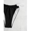 imageSOLY HUX Womens Color Block Underwire Bikini Sets Bathing Suits Two Piece SwimsuitsBlack and White Colorblock