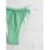 imageSOLY HUX Womens Color Block Underwire Bikini Sets Bathing Suits Two Piece SwimsuitsGreen and White