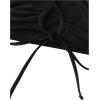 imageSOLY HUX Womens Halter Bikini Top Tie Front Bathing Suit Tops SwimsuitSolid Black