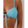imageSOLY HUX Womens High Waisted Bikini Sets String Bikinis Triangle Swim Suits Two Piece Bathing Suit for Women 2025Solid Blue