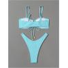 imageSOLY HUX Womens High Waisted Bikini Sets String Bikinis Triangle Swim Suits Two Piece Bathing Suit for Women 2025Solid Blue