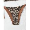 imageSOLY HUX Womens Leopard Print Bikini Sets Halter Triangle Tie Side Two Piece Swimsuit Bathing SuitsMulticoloured Leopard