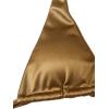 imageSOLY HUX Womens Metallic Halter Top Two Piece Swimsuit Tie Side Triangle Thong Bikini Bathing SwimwearGold