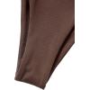 imageSOLY HUX Womens Metallic Halter Top Two Piece Swimsuit Tie Side Triangle Thong Bikini Bathing SwimwearRibbed Knit Brown
