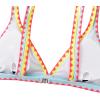 imageSOLY HUX Womens Triangle Bikini Top Spaghetti Strap Sexy Swimsuit Top OnlyBrown Colorblock