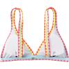 imageSOLY HUX Womens Triangle Bikini Top Spaghetti Strap Sexy Swimsuit Top OnlyBrown Colorblock