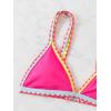 imageSOLY HUX Womens Triangle Bikini Top Spaghetti Strap Sexy Swimsuit Top OnlyPink
