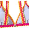 imageSOLY HUX Womens Triangle Bikini Top Spaghetti Strap Sexy Swimsuit Top OnlyPurple Colorblock
