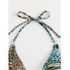 imageSOLY HUX Womens Triangle Bikini Top Summer Sexy Cheetah Leopard Print Halter Bathing Suit Swim Tops OnlyMulti Leopard